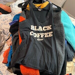 Black Coffee Tank Top